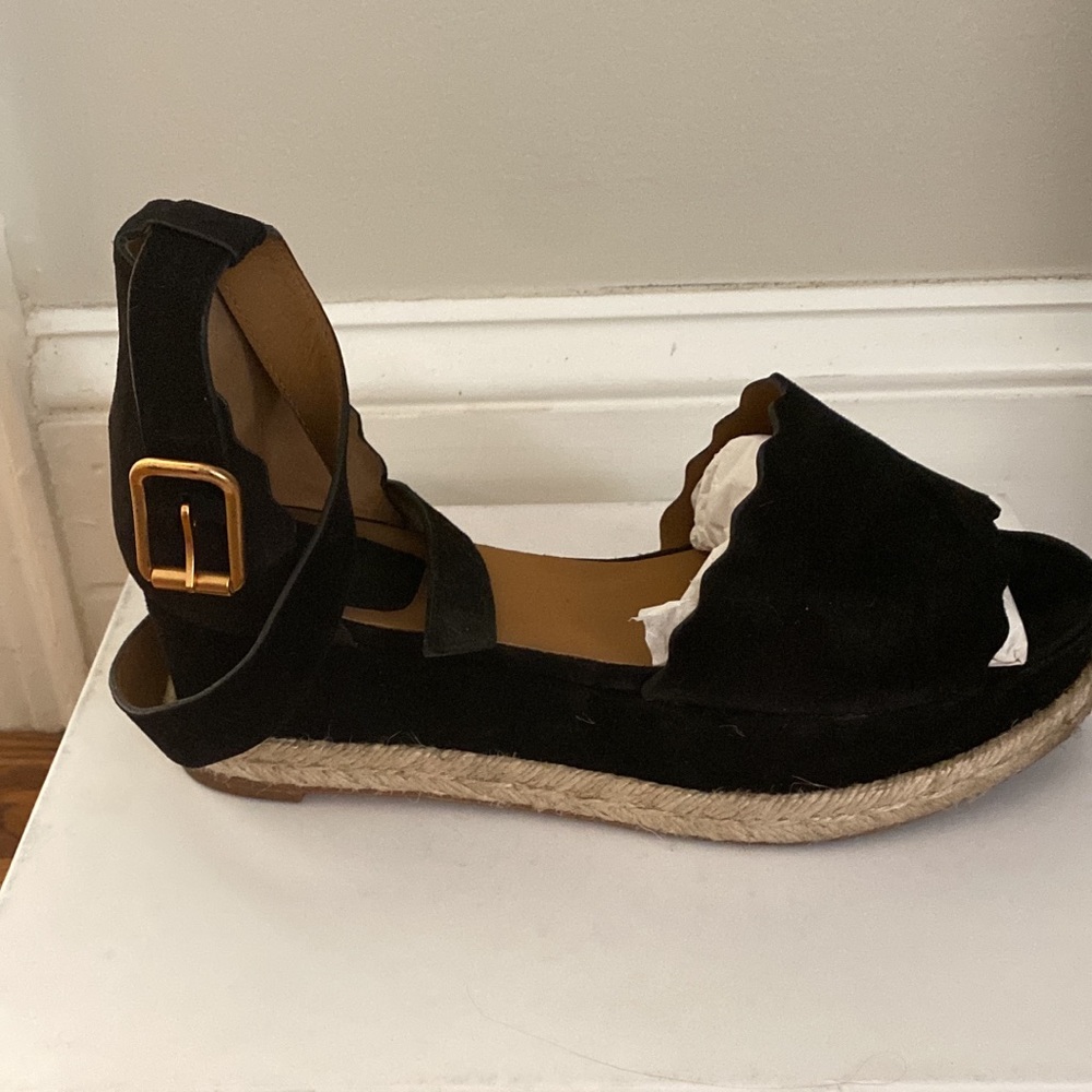 Chloe flat form espadrilles- very good condition